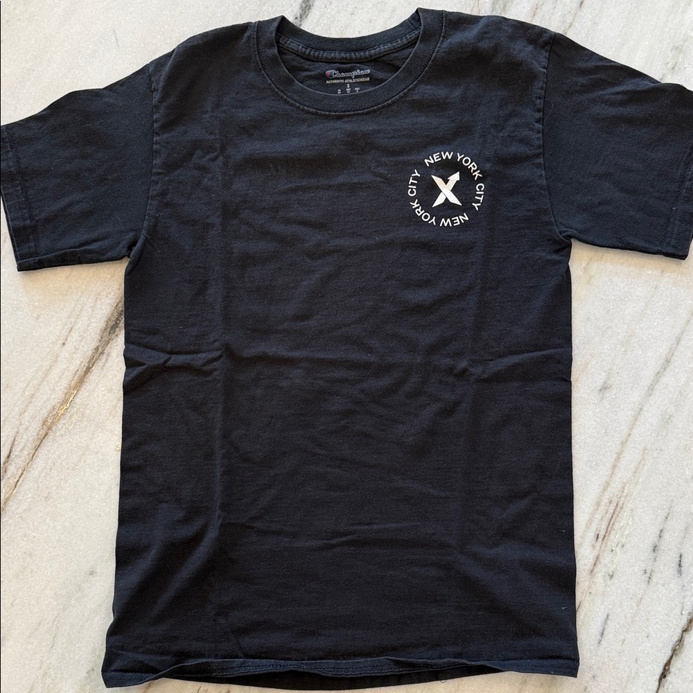 Champion Black Tee StockX Logo